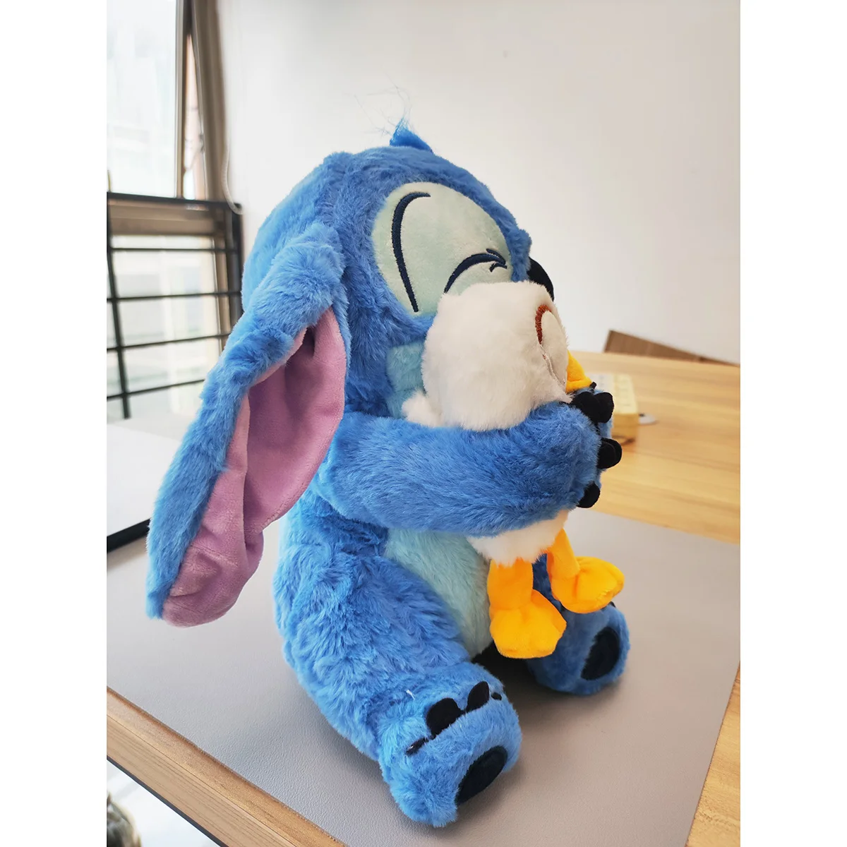 30cmのリロ＆スティッチぬいぐるみ、スクイーズトイ、ディズニーアニメ、スティッチ、アヒルのぬいぐるみ、かわいいオーナメント、ぬいぐるみ、子供、クリスマスプレゼント