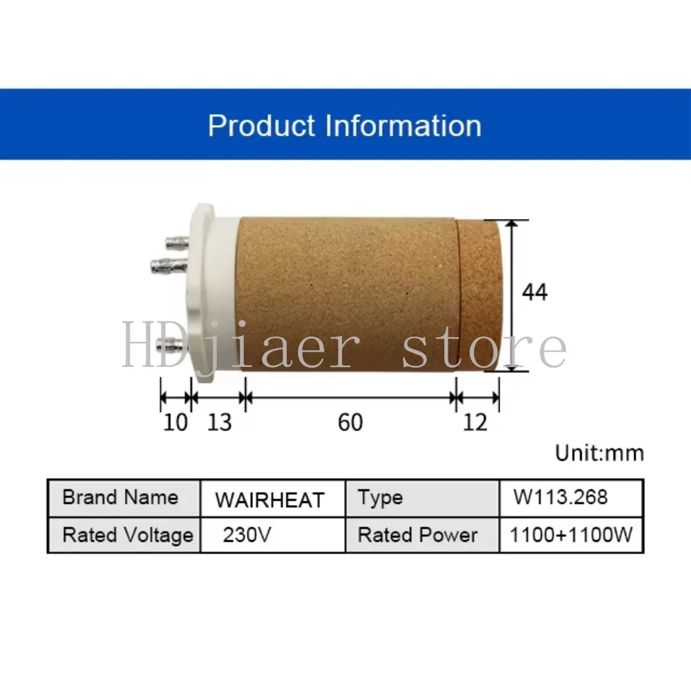 

113.268 230V 1100+1100W Heating Elements
