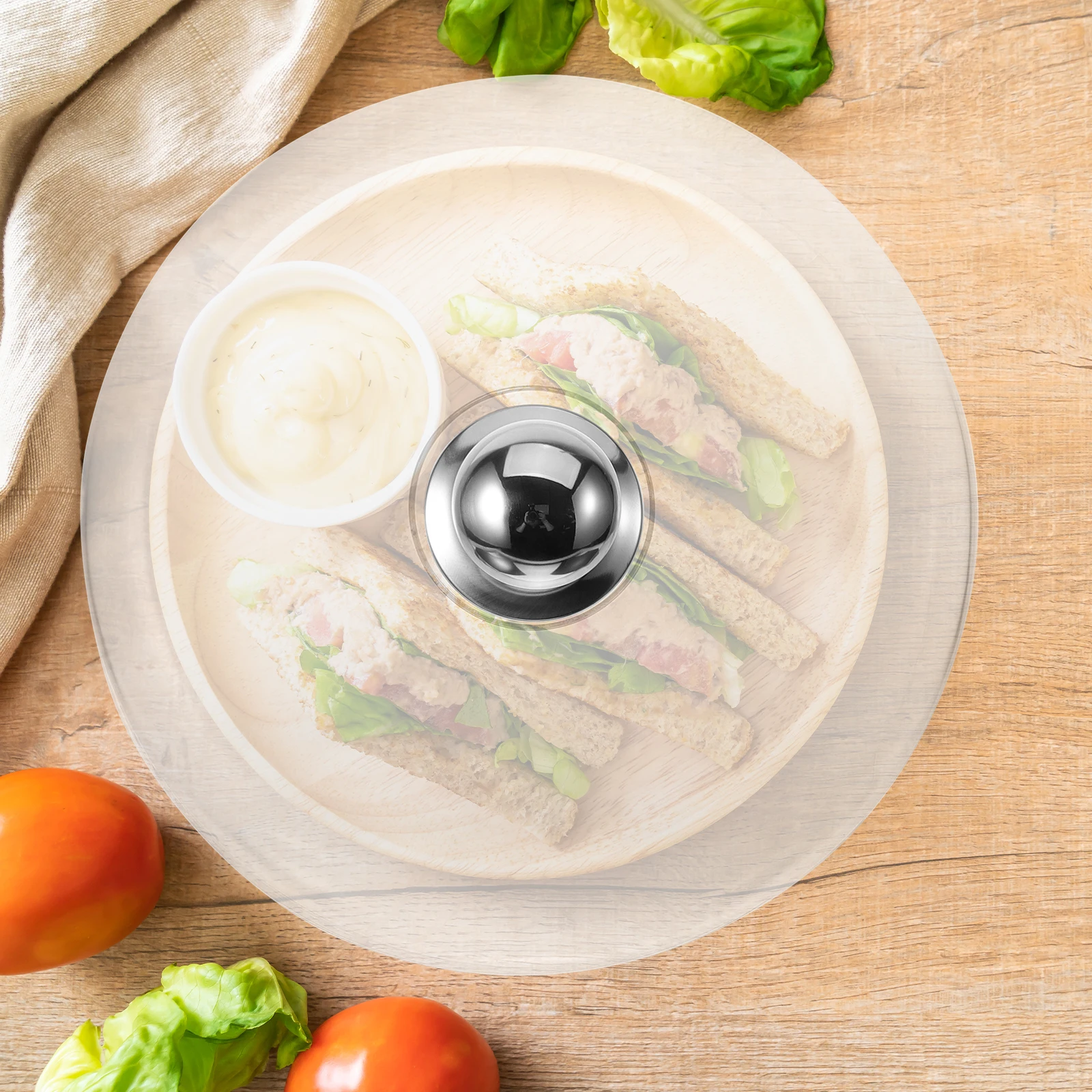 

Clear Food Cake Dome Acrylic Cover Reusable Protective Lid for Dessert Display Party Wedding Home Cake Dome Acrylic