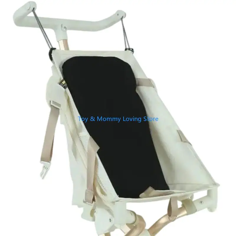 

Y1QF Portable Baby Pram Backrest Insert Soft Cotton Back Support Pad Providing Comfort During Travel and Daily Outings