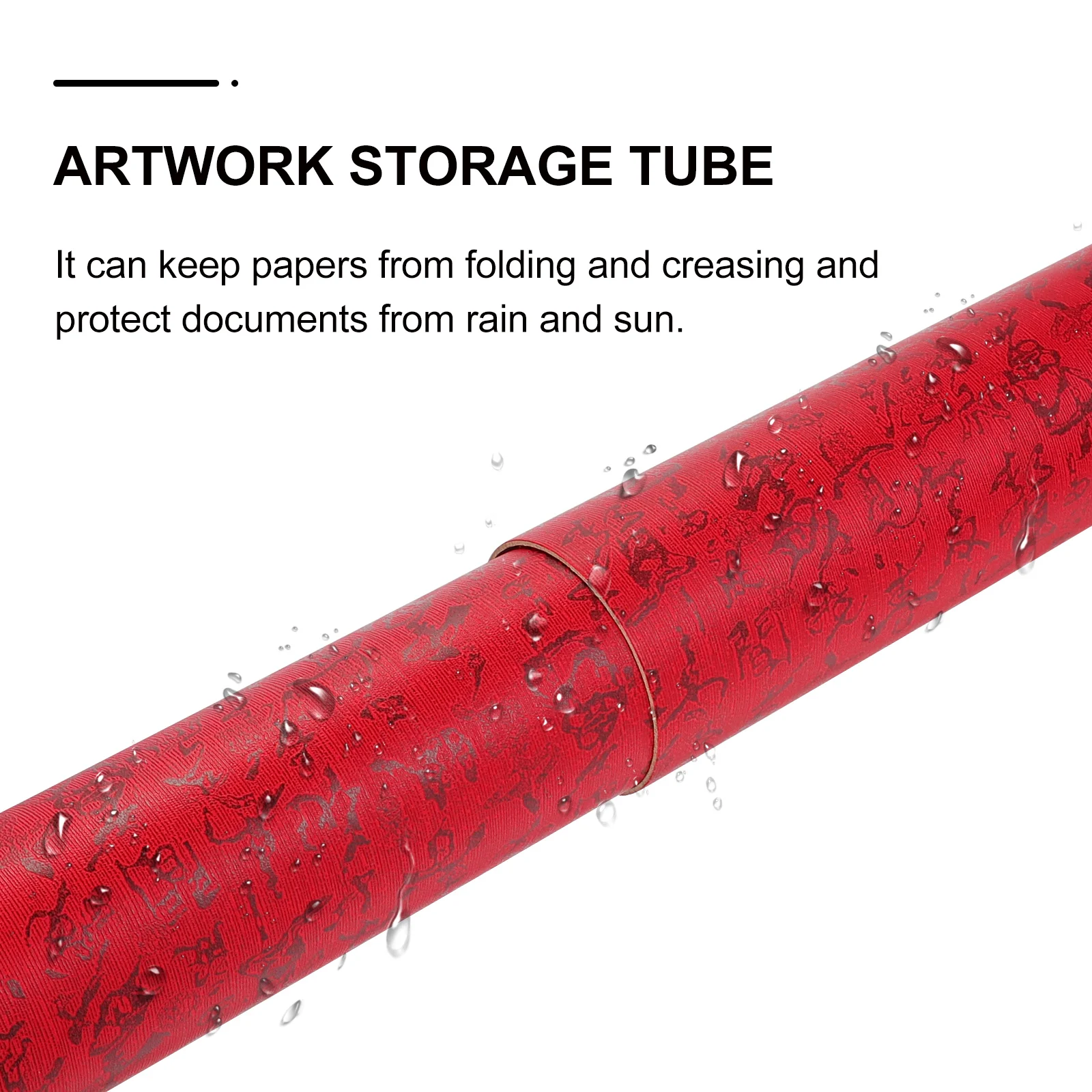 Poster Tube Calligraphy Painting Case Extendable Shipping Container Paper Storage Artwork Blueprints Documents Drawings CowPaper