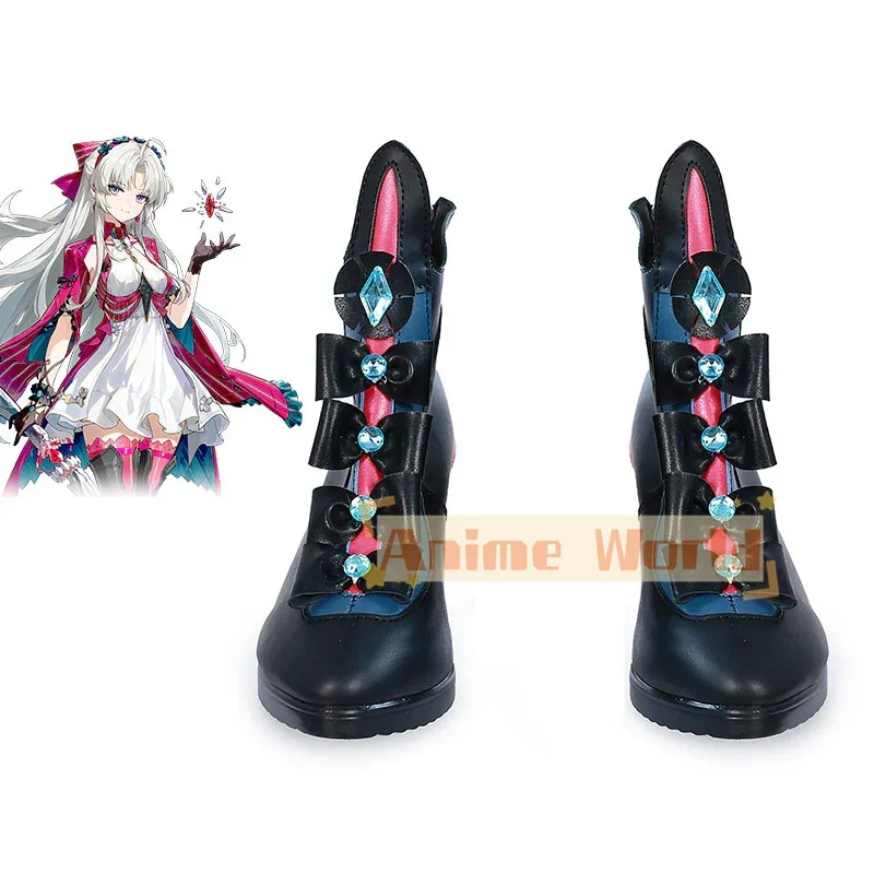 Wuthering Waves Carlotta Cosplay Shoes Halloween Carnival Boots Custom Made