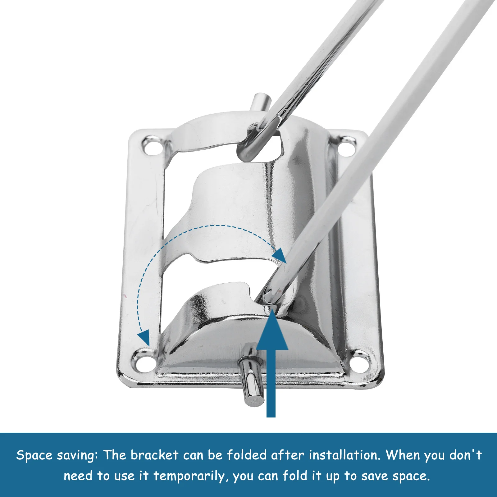 

4Pcs Iron Folding Table Legs Heavy Duty Metal Legs for Computer Desk Bed Sofa Table Furniture Furniture Leg Replacement Leg