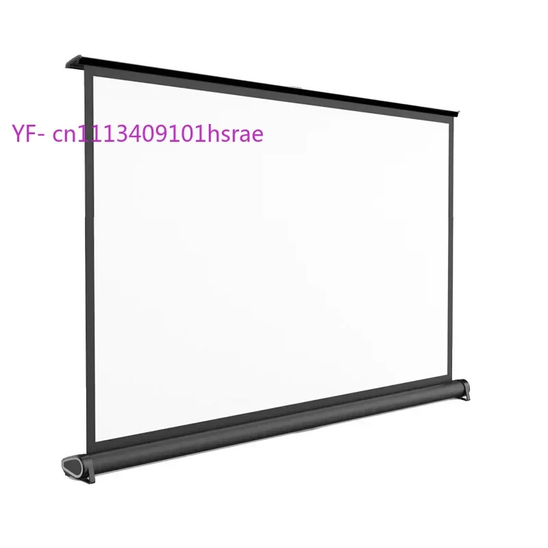 

50 Inch 16:9 HD Foldable Projector Screen Portable Tabletop Pull Up Projection Screen for Outdoor Business