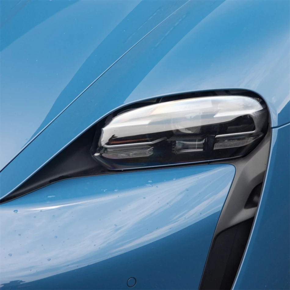 For Porsche Taycan 2019 2020 2021 2022 2023 Car Products Lampshade Cover Headlamp Car Front Headlight Lens Cover Lights Shell