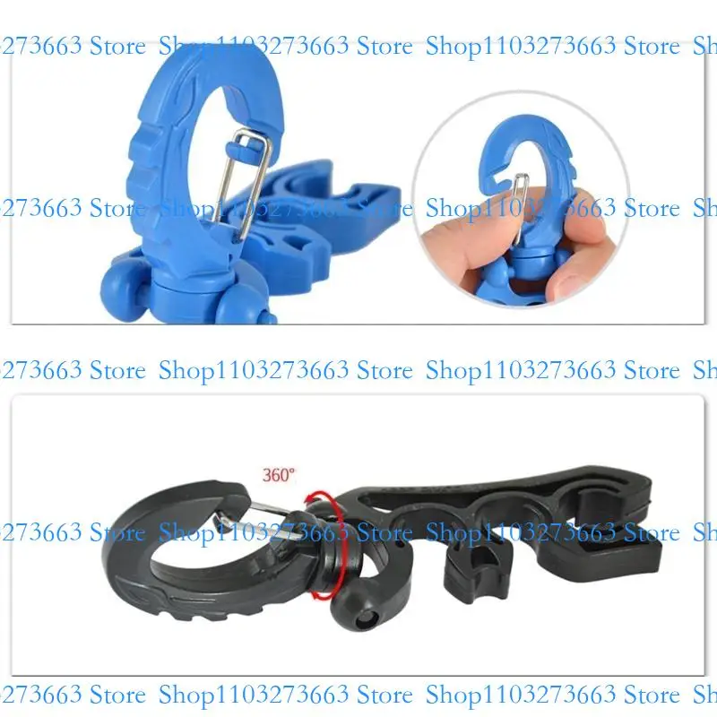 r6fe 다이빙 호스 홀더 클립 스쿠버 호스 클립 스쿠버 다이빙 스노클링 지속