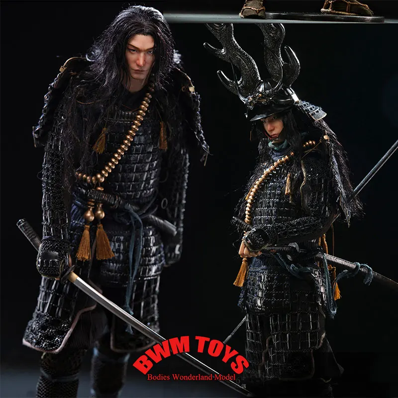 

JPT Design x POPCOSTUME 1/6 Male Soldier Japanese Sengoku Samurai General Honda Tadakatsu 12'' Action Figure Doll Collection