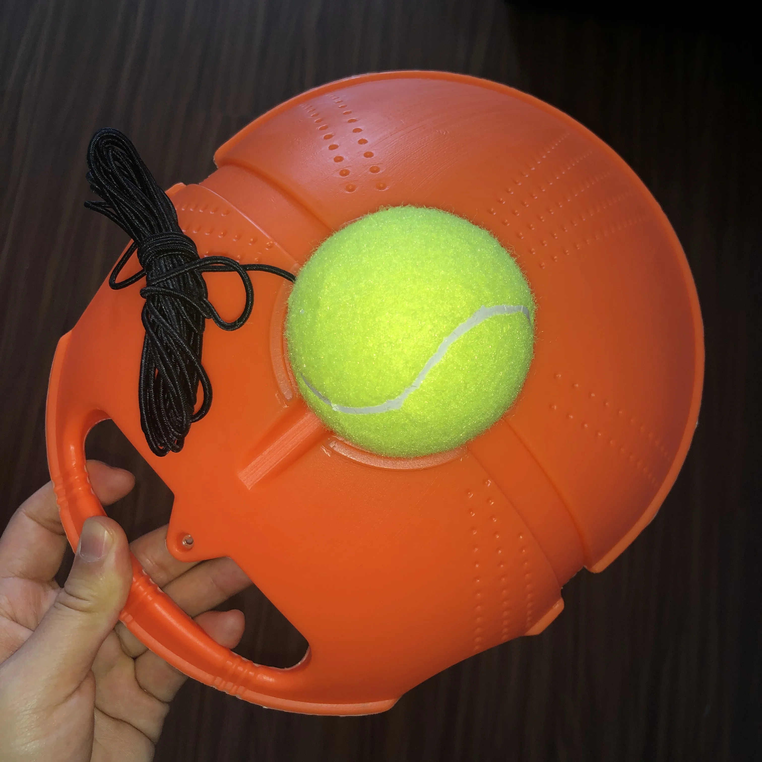 Heavy Duty Tennis Training Aids Tool Self-Duty Rebound Tennis Sparring Device One Player Tennis Training Base with Ball Practice