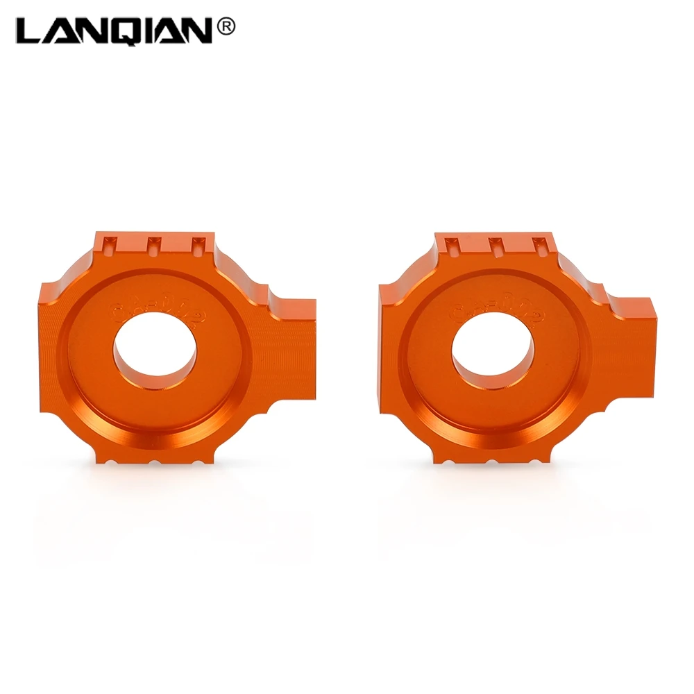 Motorcycle Rear Axle Blocks Chain Adjuster Blocks For RC125 RC200 RC390 2014-2022 Duke 125 200 390 Duke 2011-2020 2021 2023