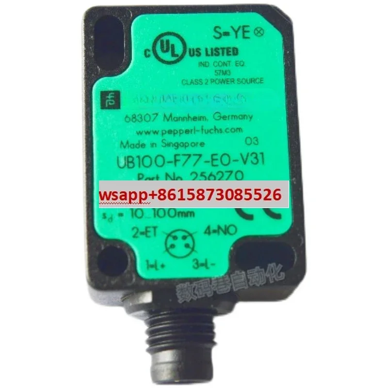 Beijiafu UB100-F77-E0-V31 (P+F) Interruptor/sensor de proximidade ultrassônico ( 256270 )