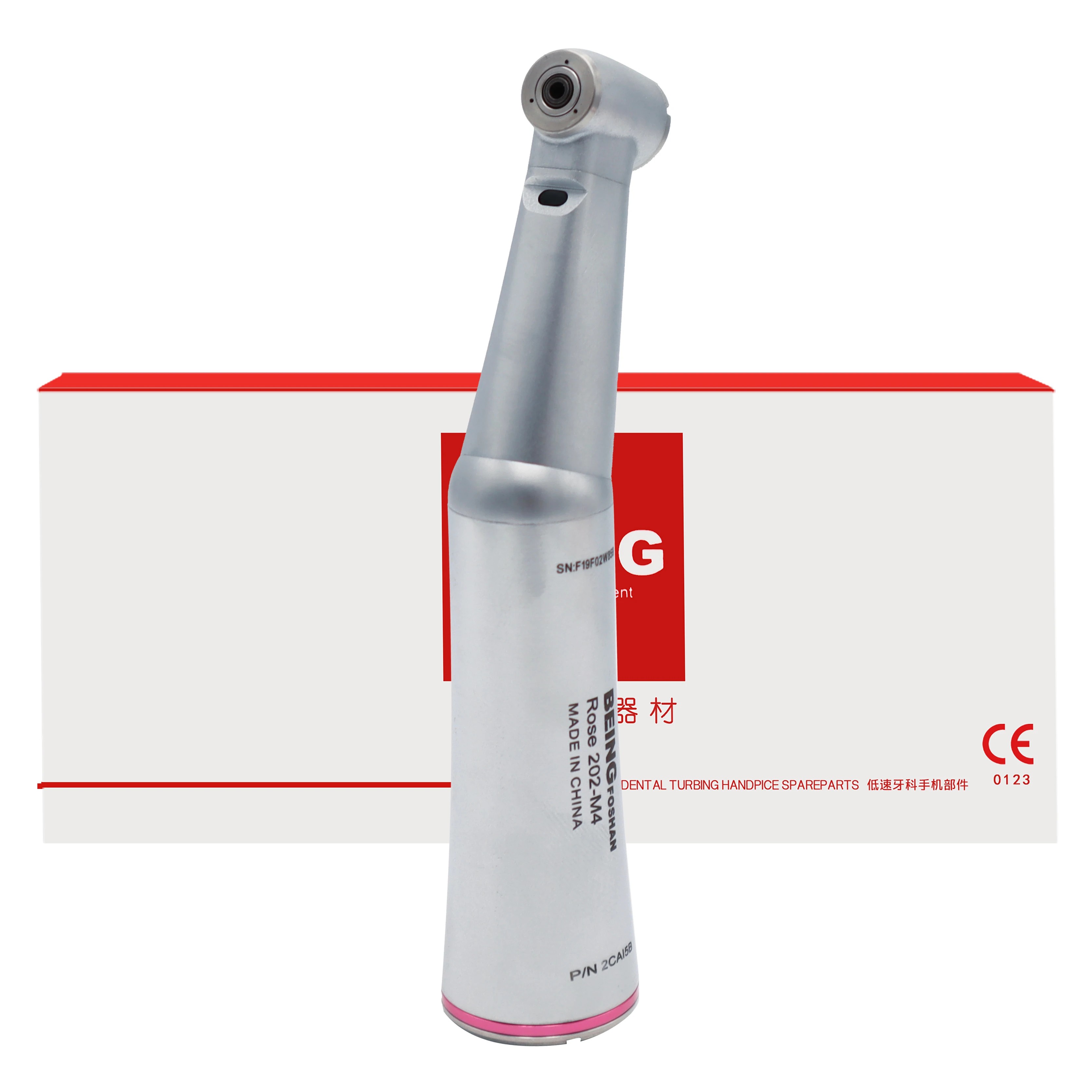 

Foshan Being Factory Price 1: 5 Contra Angle Triple Water Spray Dental Low Speed Handpieces with LED for Clinic