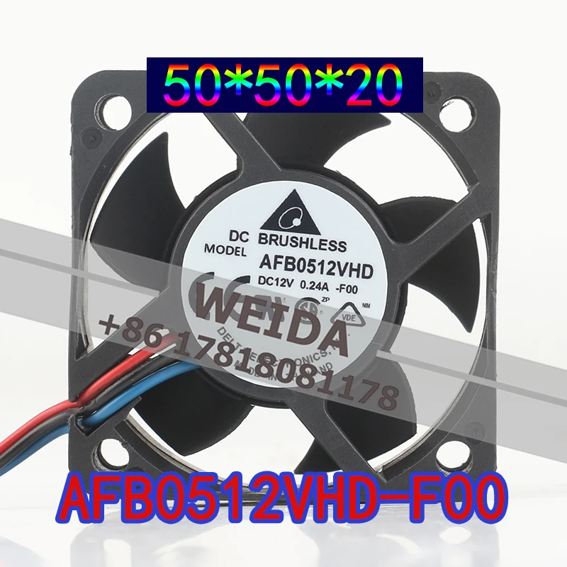 

5CM cooling fan Delta 12V 0.24A AC EC 5020 High air volume ball power supply Server chassis AFB0512VHD