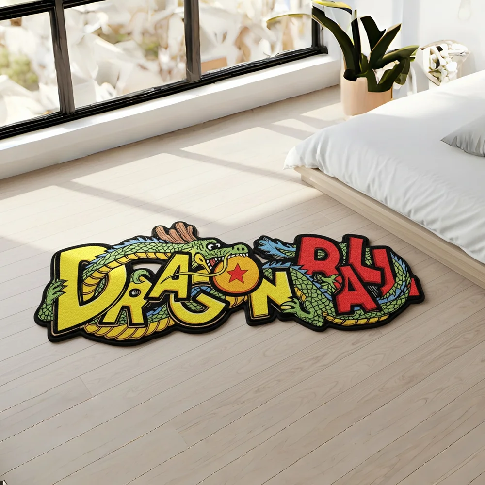 

Irregular Rugs Anime Dragon Ball Z Goku Wishing Dragon Customize Rug Handmade Carpet Area Rug for Home Decor,Pet/Game Mat