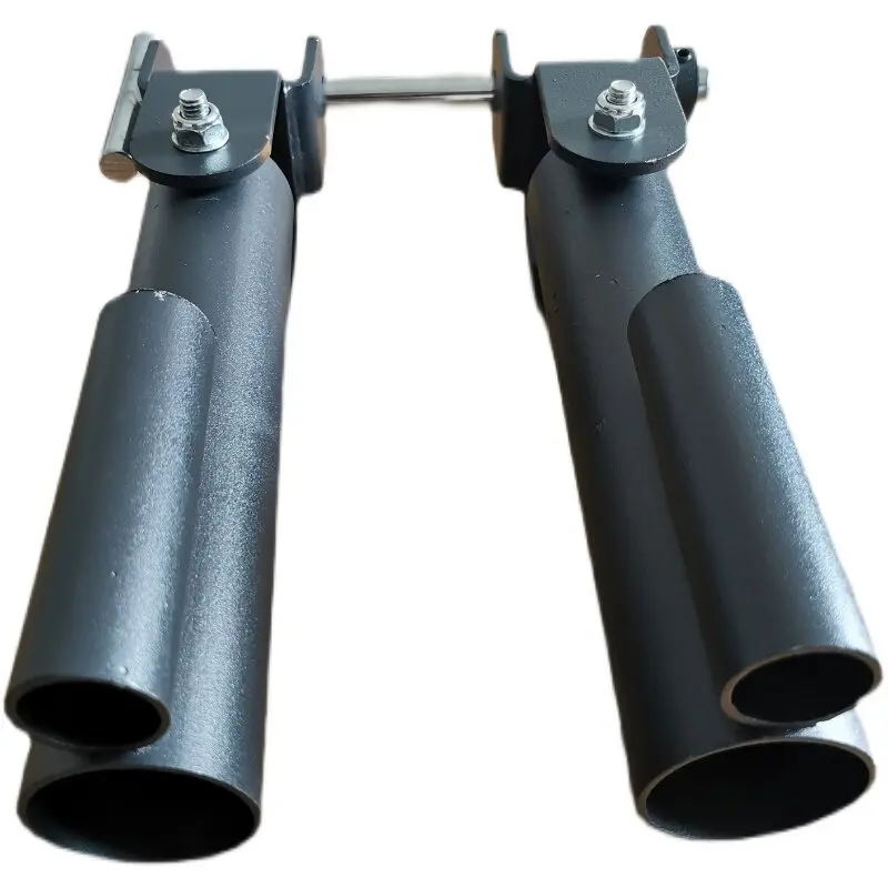 Dual Landmine Attachment For 60mm 75mm Power Rack 17mm Hole Double Barbell Holder Commercial Gym Equipment - view 5