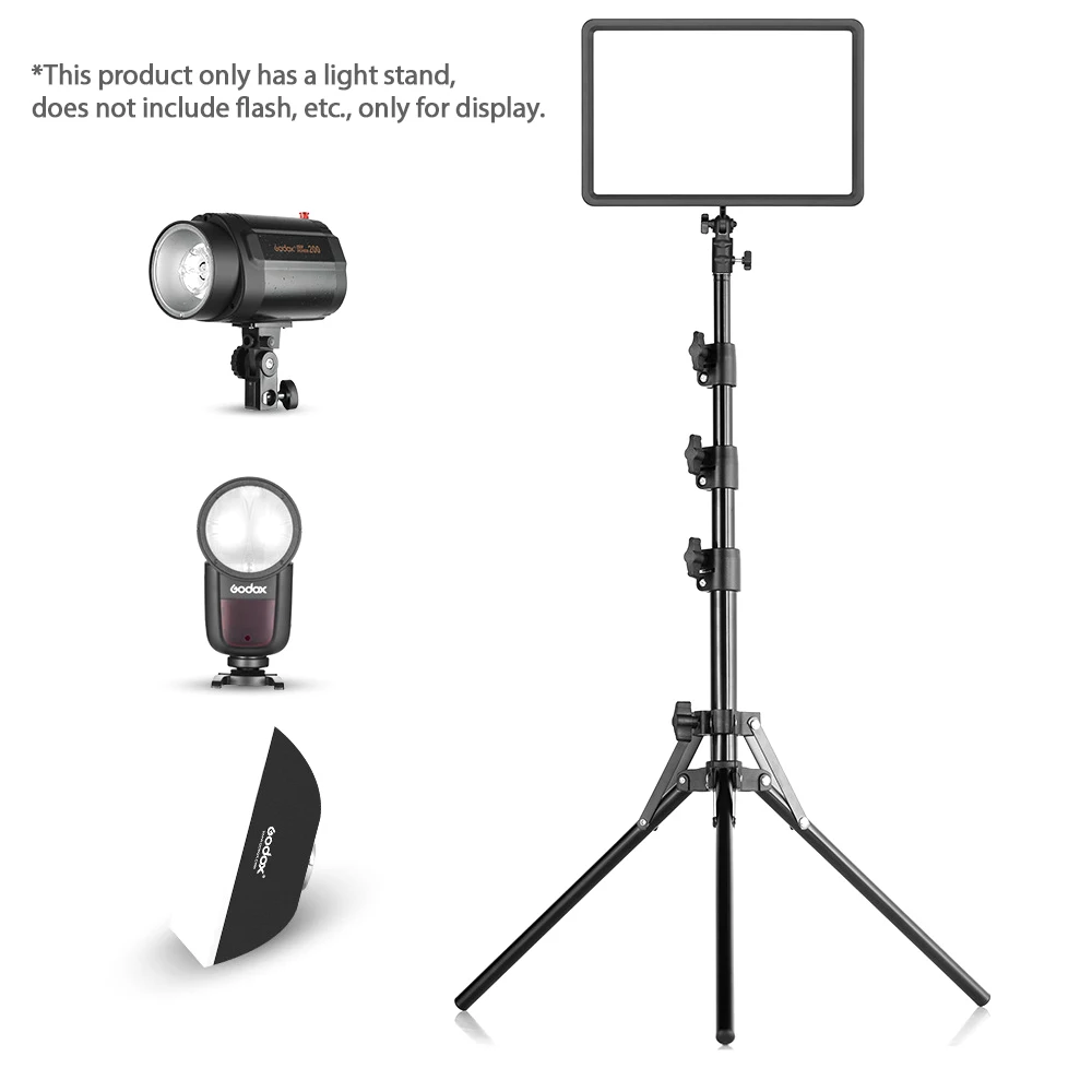 Photography Light Stand Tripod Bracket Thicken Aluminum for YONGNUO YN600L YN300 YN300III YN360 YN200 Video LED Fill Light Flash