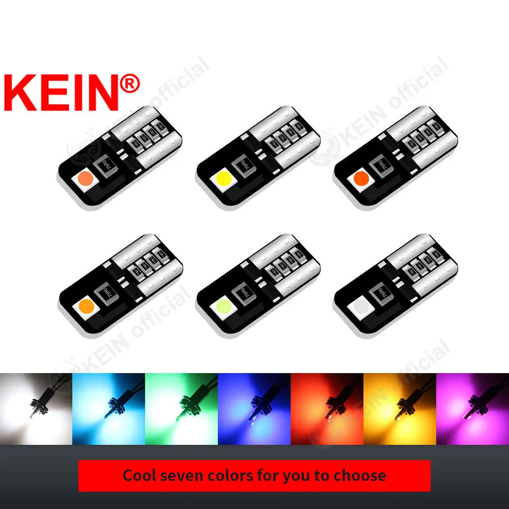 KEIN 10PCS 12V 24V 194 Led Bulb T10 W5W 5W5 168 501 WY5W Car Truck Light Lamp