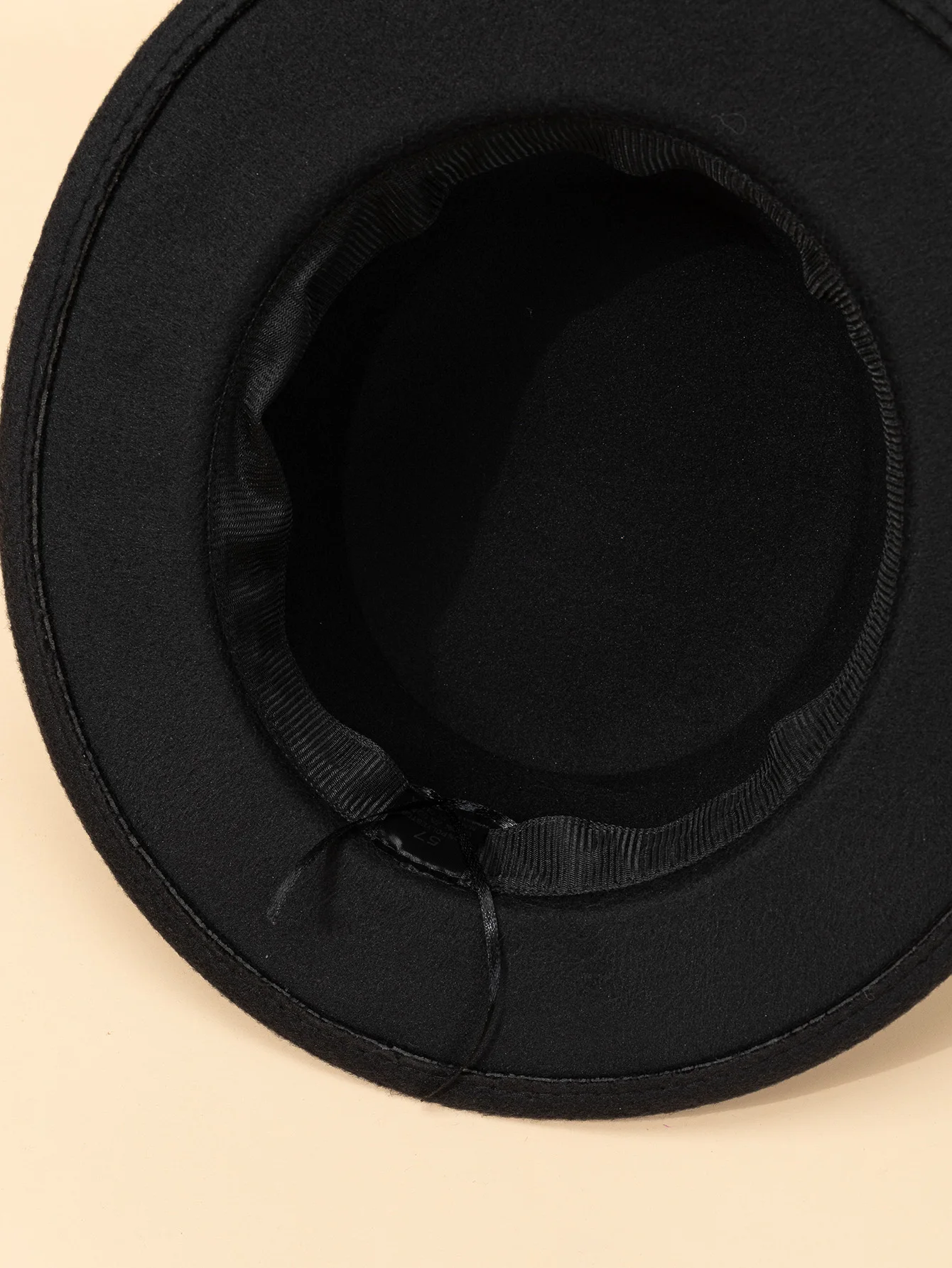 Hat Women's Woolen Top Hat Autumn and Winter Black Vintage Gentleman English Style Flat Top Stage Accessories Top Hat
