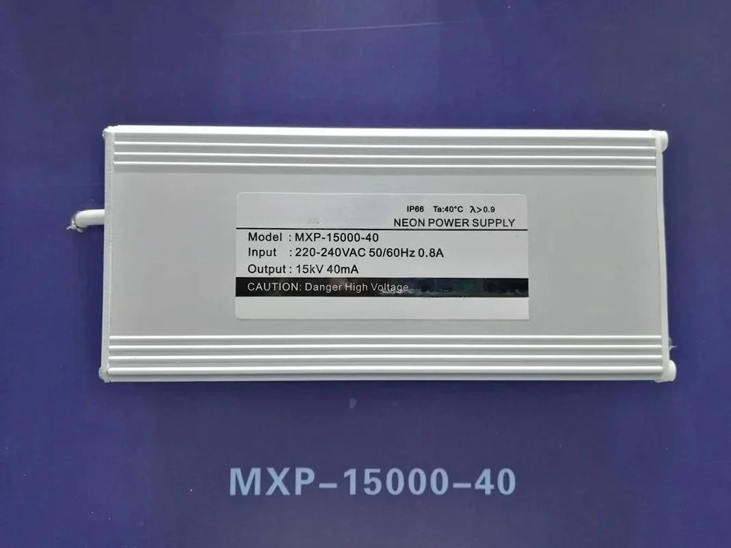 High Brightness Neon Sign Transformer Power Supply Neon Light Rectifier Ballast Output 15kVAC 40mA 192W Input 220V 50/60Hz