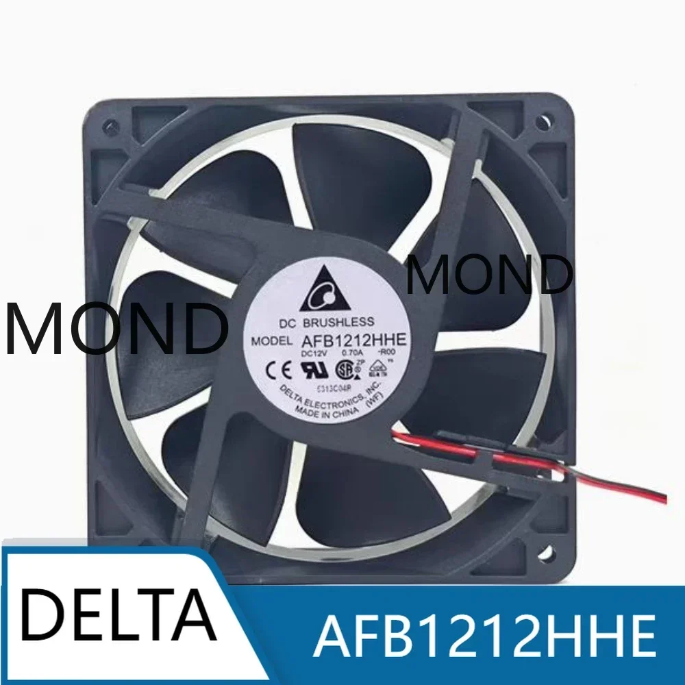 

Delta AFB1212HHE 12V 12CM 12038 0.70A High Speed Measurement PWM Interver Server Cooling Fan New Original