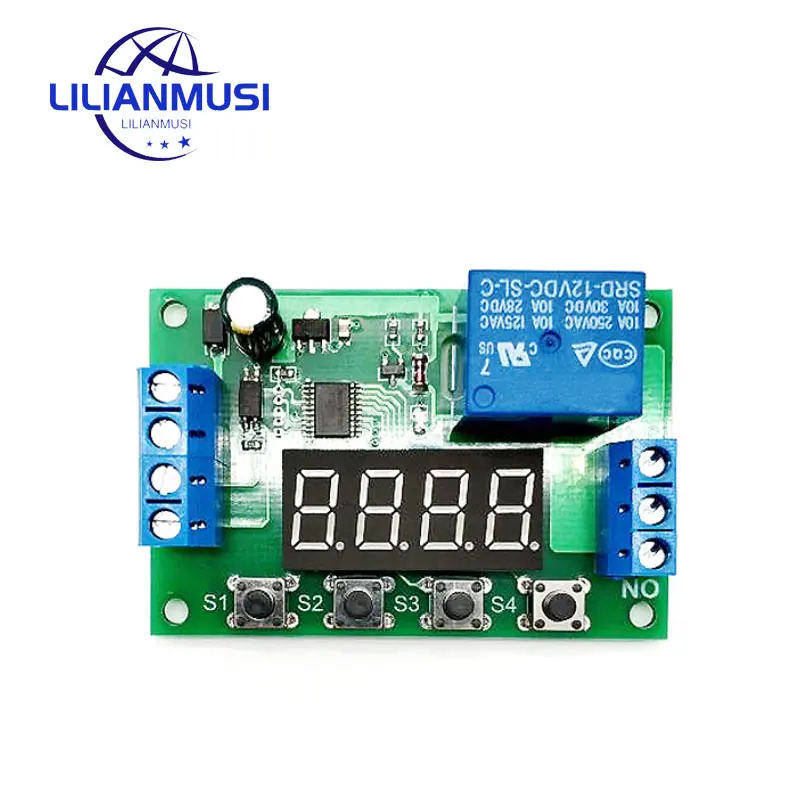 10pcs Multifunctional delay time relay module pulse isolation trigger cycle counting 10A multi-purpose