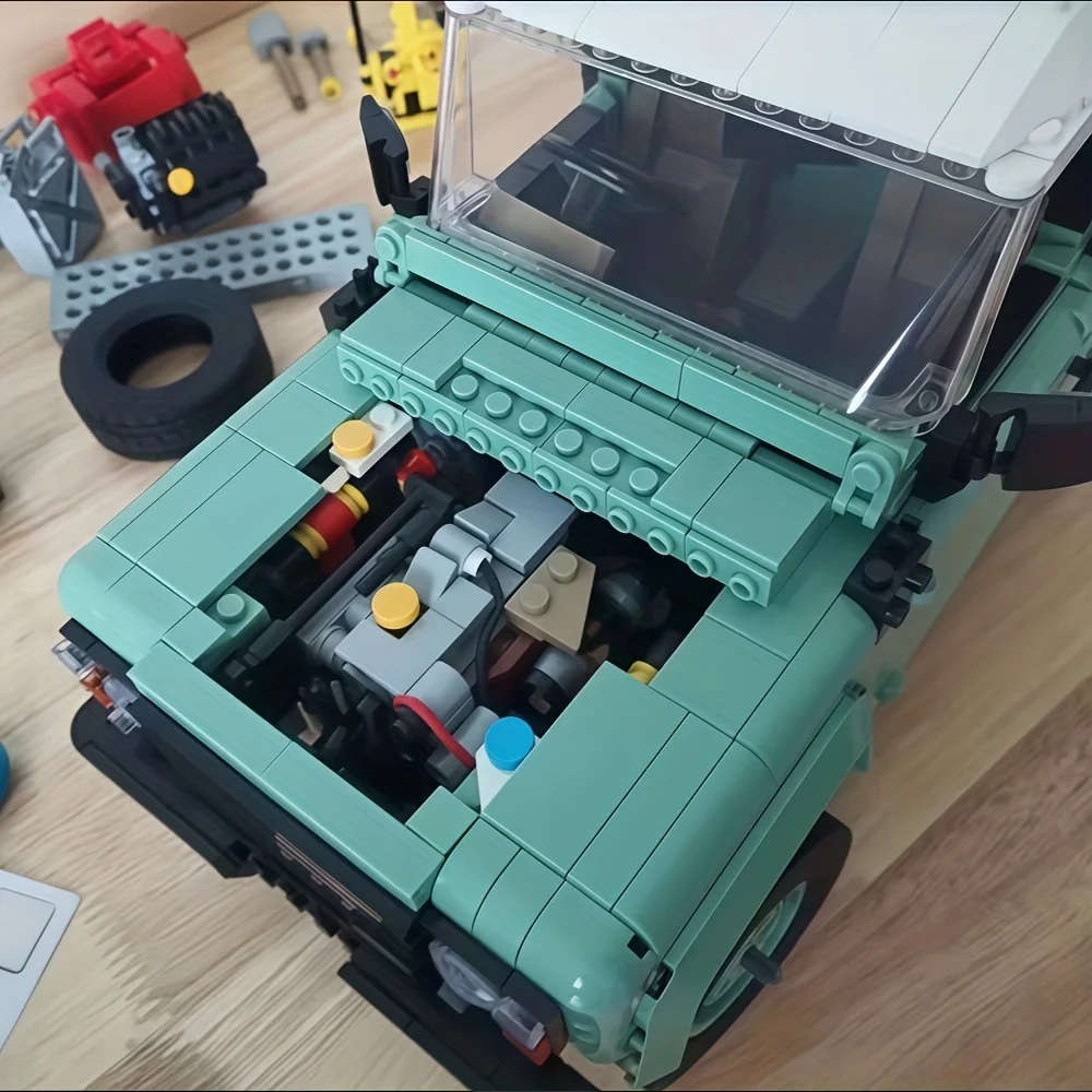 

Land Rover Defender 90 Off-Road Vehicle Jeep 10317 Car High-Difficulty Large-Scale Assembly Building Block Toy
