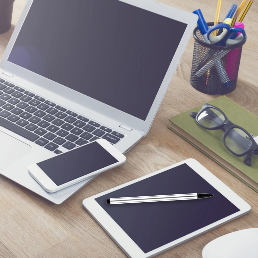 قلم بالسعة بشاشة تعمل باللمس قلم عالمي لأجهزة Android IOS اللوحية للهاتف المحمول قلم اللمس لجهاز Xiaomi Huawei Samsung Tablet
