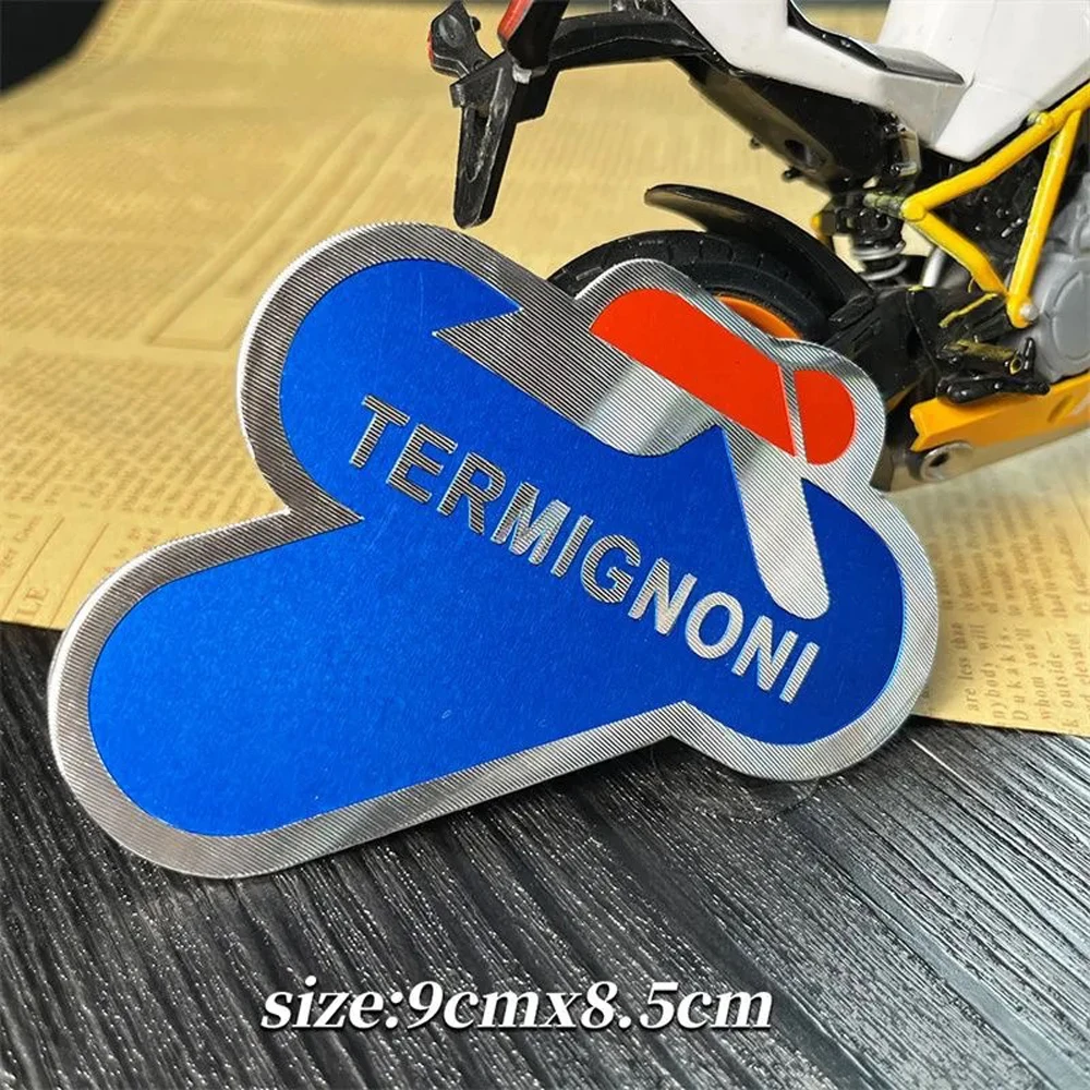 2PCS Aluminium Motorcycle Accessories Exhaust Pipes Pipe Decal Stickers Heat-resistant For Termignoni Racing For Ducati Kawasaki