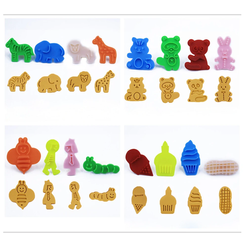 

Cute Cartoon Animal Forest Cookie Cutter Mold DIY Biscuit Cake Decoration 3D Mold Baking Tools