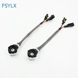 FSYLX 2XD2S D2R D4 AMP HID Adater Converter Socket cable D2S D2R D2C xenon hid bulb socket wire adaptor connector harness holder