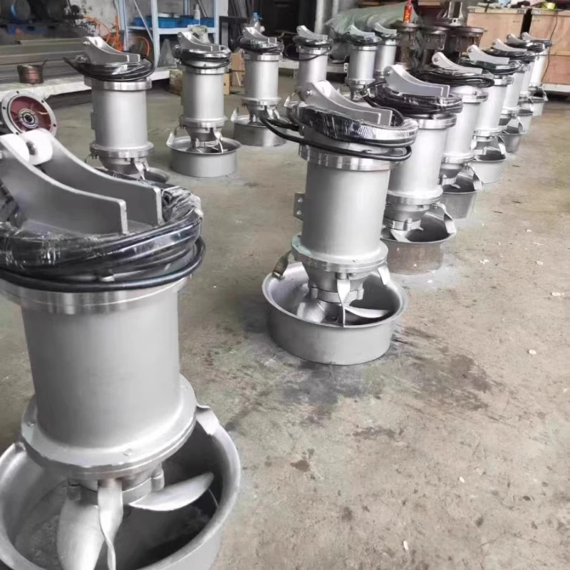 

Submersible mixer QDT low speed propeller high temperature resistant stainless steel submersible mixer sewage mixer