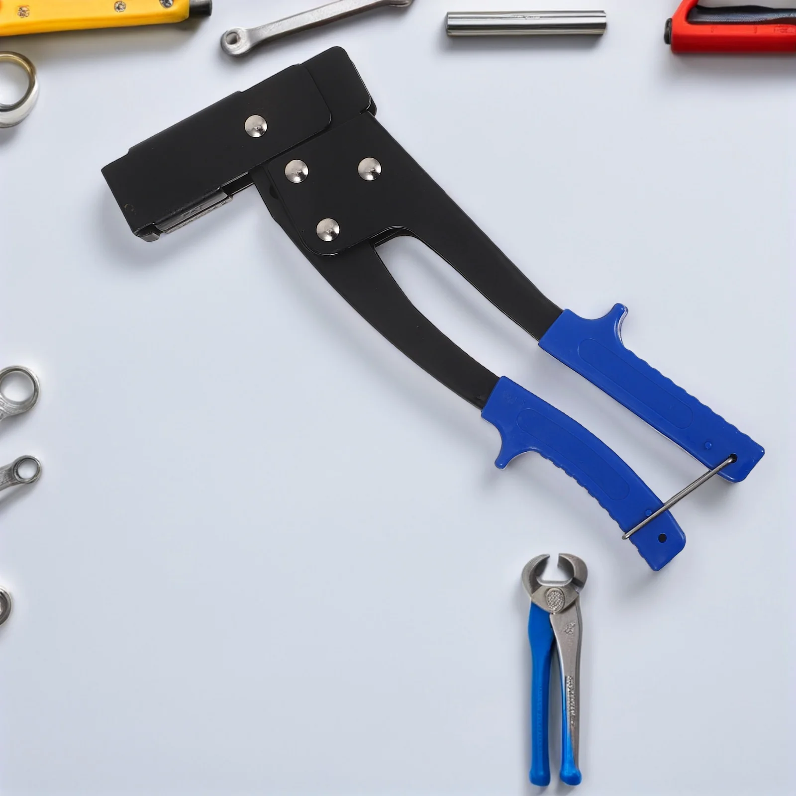 Pistola de anclaje de pared de alta resistencia, herramienta de remache de pared hueca para instalación de paneles de yeso, sujetador de ajuste de Metal con múltiples