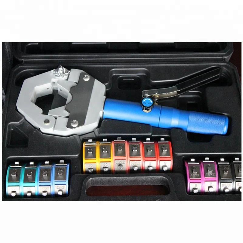 Factory High Quality Hydraulic Pipe Hose Crimper with Die Sets