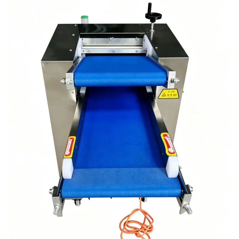 Dough Sheeter Commercial Grade Tortilla Bread & Pastry Flattening Machine, Automatic Dough Roller For Pizza, Flatbread Making