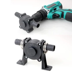 Electric Drill Pump Portable Mini Hand Self-priming Liquid Transfer Pumps Diesel Oil Fluid Water Pump Home Garden Outdoor Tool