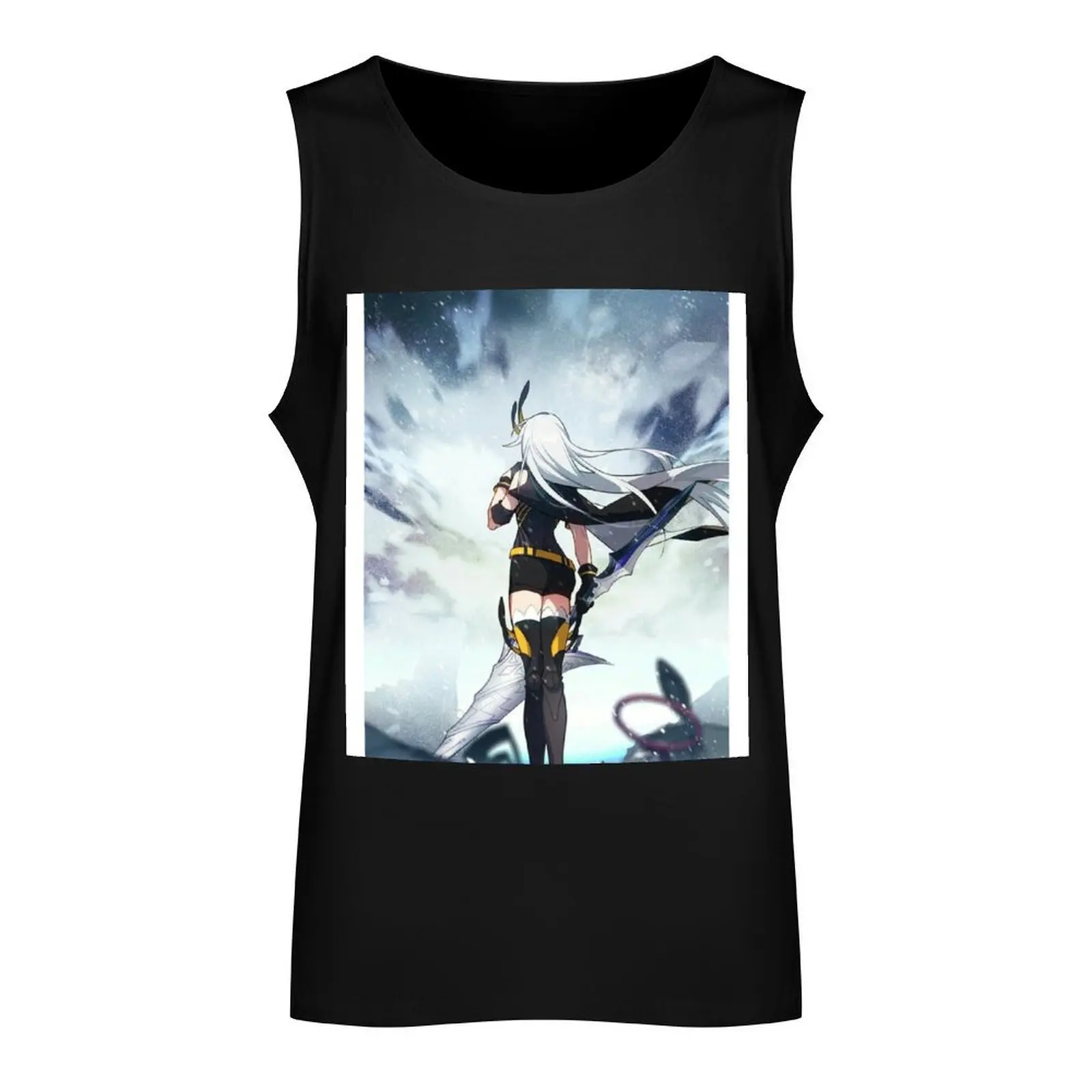 Kiana kaslana Tank Top sleeveless vest men Men's gym clothing clothes for men summer