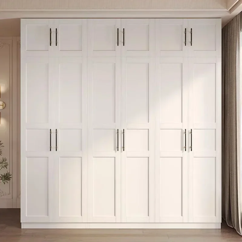 خزانة ملابس عصرية فاخرة تدوم طويلاً، تخزين كبير محمول، ريفي