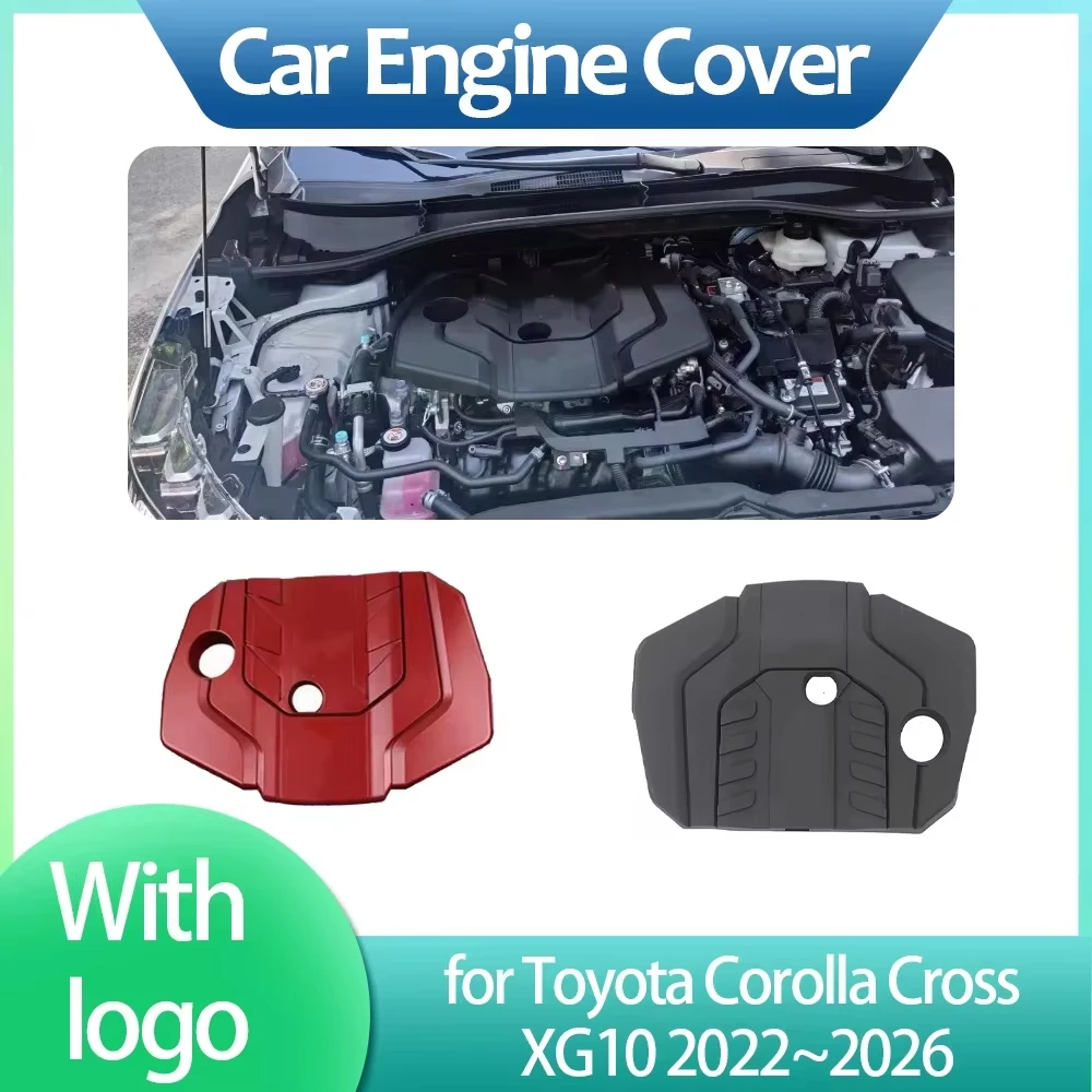 Car Engine Cover for Toyota Corolla Cross XG10 Hybrid 2022~2026 Hood Insulation Protect Cotton Soundproof Part Accessories