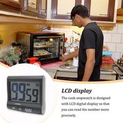 Multifunctional LCD Digital Timer Without Battery Simple Style Cooking Baking Timer Big Screen Kitchen Cooking Timer