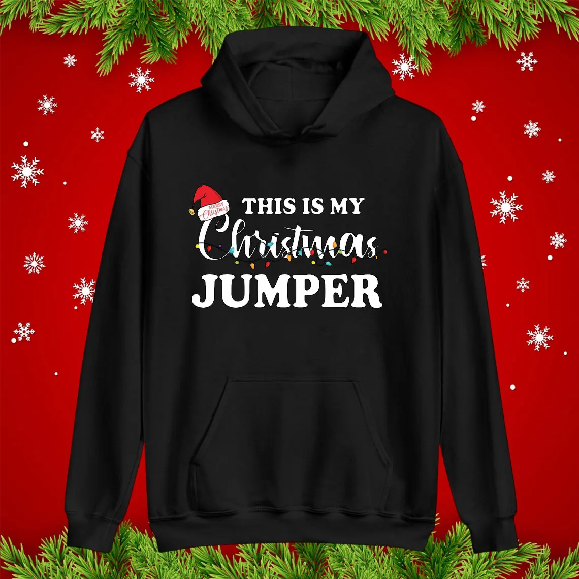 

Funny Christmas Hoodie: Unisex Holiday Jumper Anime Hoodie Streetwear Spring and Autumn Long Sleeve Pullover Women Men Tops