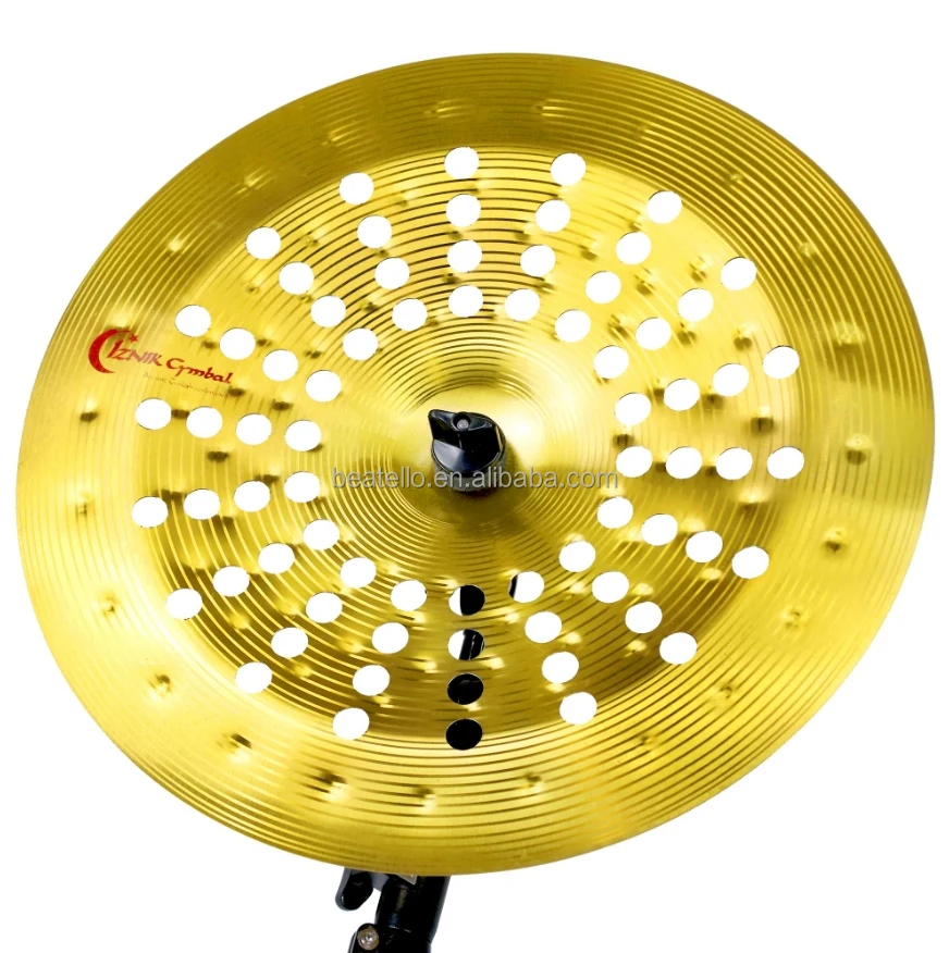 18Inch Rock O-Zone Trash Crash Cymbals Set Effect Cymbal With Holes For Drum Kits Chinese Cymbals