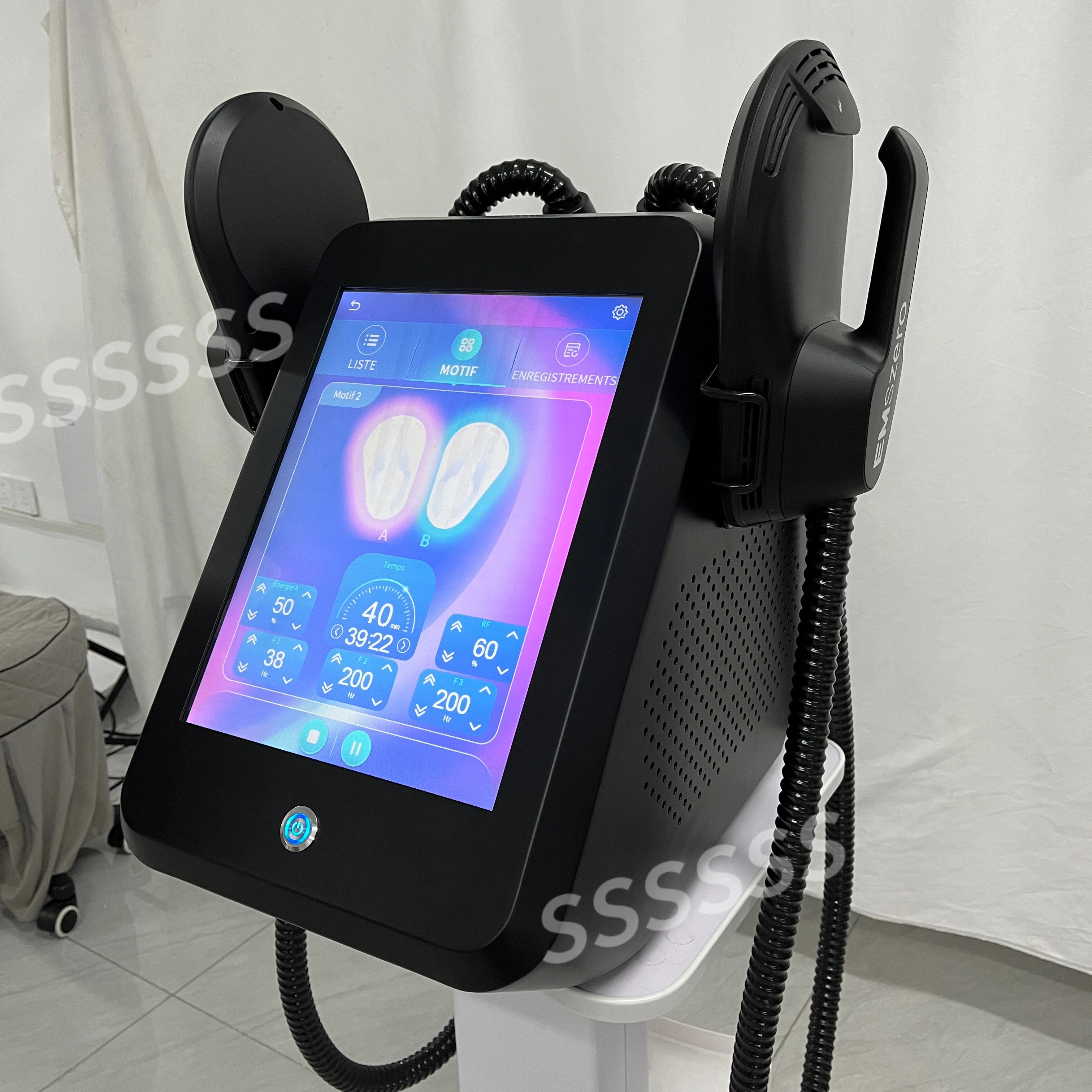 New Portable Electromagnetic Muscle Stimulator for Weight Loss Buttocks and Fat Removal RF EMSzero Machine 15 Tesla