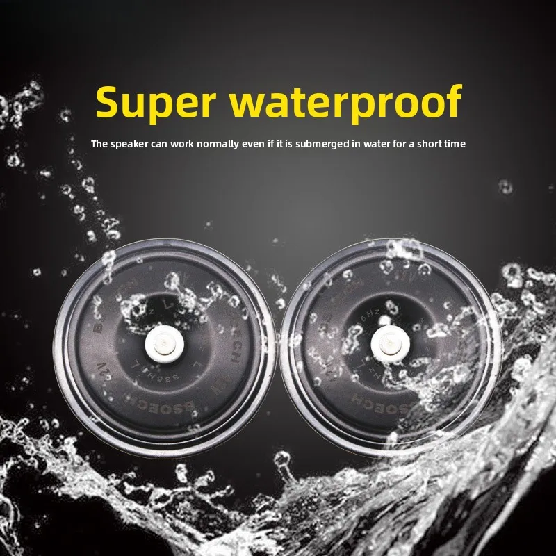 

Новый автомобильный электрический звуковой сигнал 12В, предупреждающий звуковой сигнал, электрический клаксон, высокотональный и низкотональный звуковой сигнал типа «улитка»