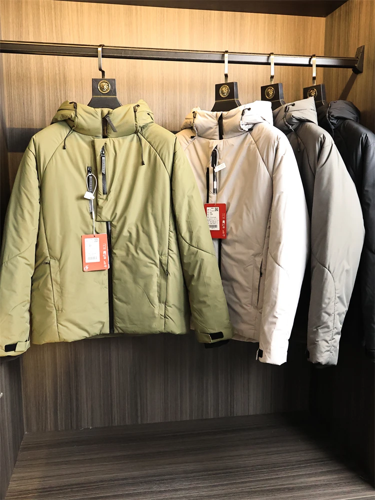 

Мужская хлопковая повседневная куртка с капюшоном Thiened P, осень-зима, теплая Sli Ci Faion Long Sve, цвет на молнии