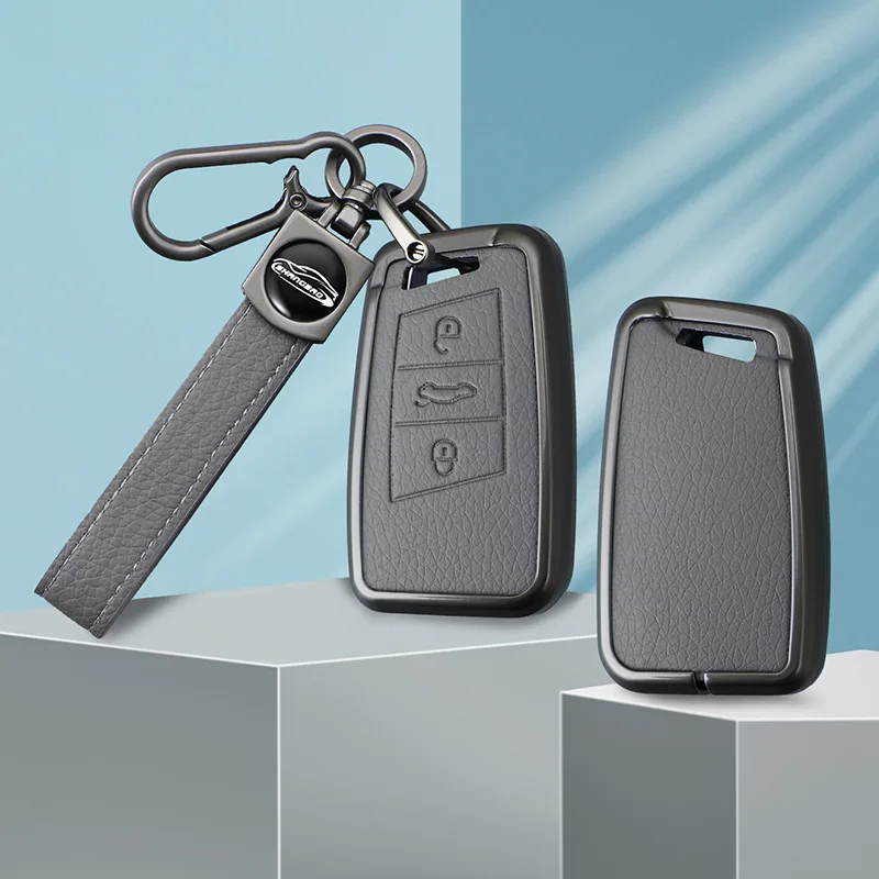 

Zinc Alloy Car Key Case Cover For VW Volkswagen Magotan GTE Passat B6 B7 B8 CC Holder Shell Protection Auto Keychain Accessories