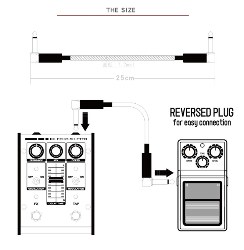 Guitar Pedal Patch Cable Guitar Pedal Effect Pedal Effects Guitar Effects Guitar Pedal Effect Patch Cable Wire Cord