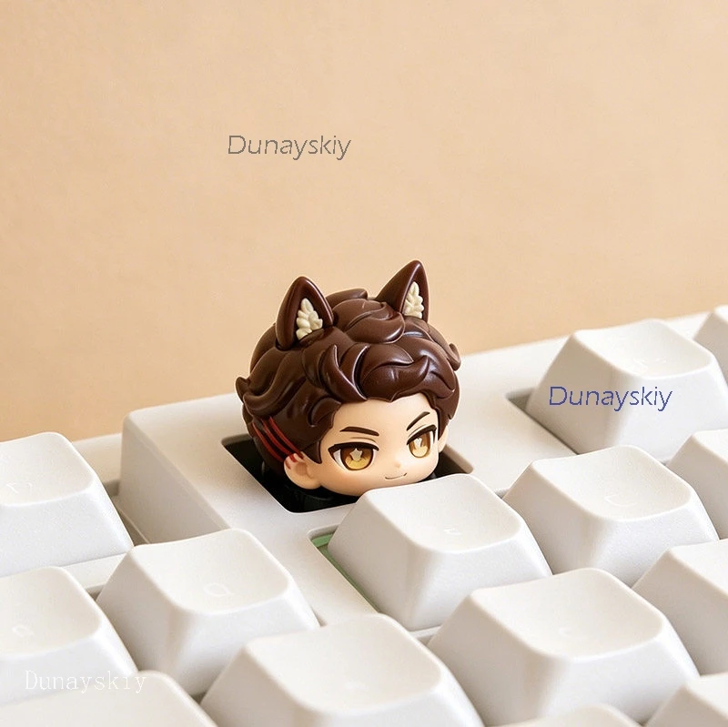 Love and Deepspace Ao Yin Valko Chibi 3D ESC Keycap – Mechanical Keyboard Decor, Cute Game Peripheral Accessory
