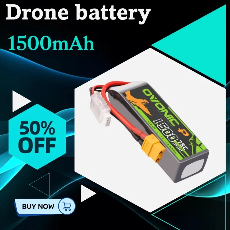 

Long - Lasting 1500mAh 75C 3S 11.1V Lithium - Ion Battery for X8 Aerial Photography Drones