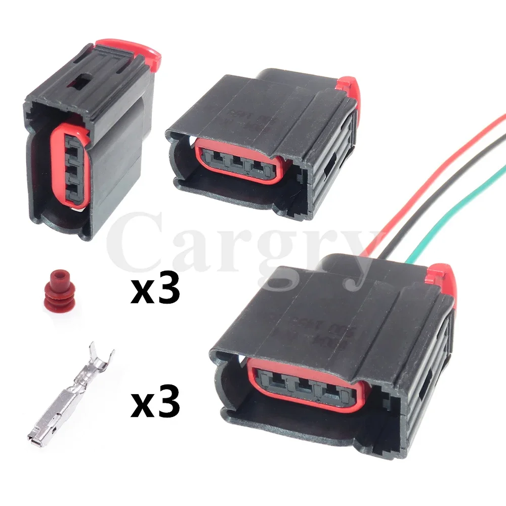 1 Set 3P 7900-1493-000 AC Assembly Automotive Wire Plugs Car Waterproof Socket Auto Electric Cable Connector