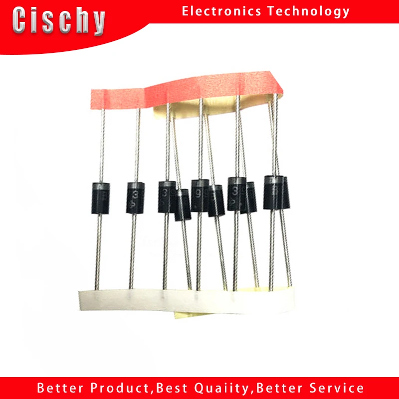 

20 шт./лот BY255 выпрямительный диод 3A 3000 мА 1300 В DO-201 новый оригинальный в наличии