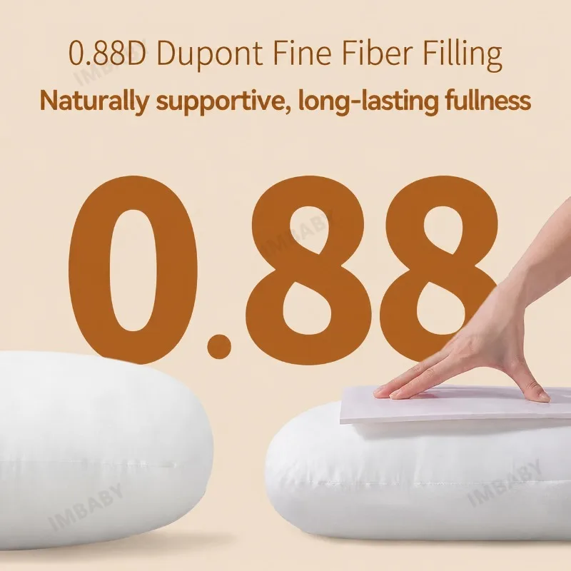 IMBABY Almohada de Maternidad en Forma de U, Almohada de Lactancia Multifuncional con Soporte Corporal Completo y Funda de Algodón Extraíble